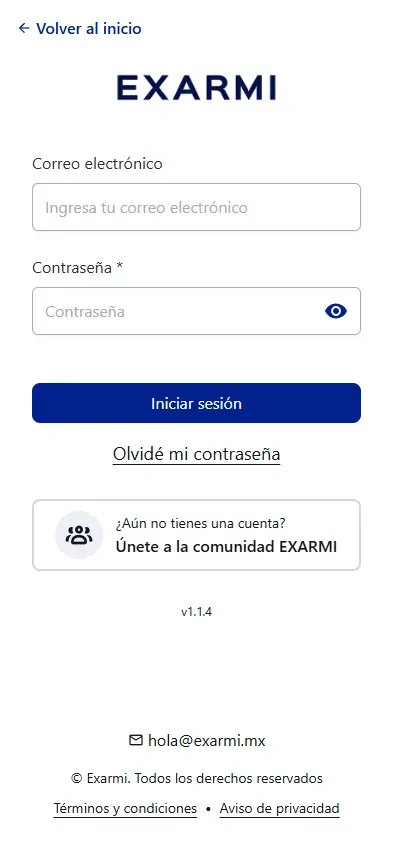 Exarmi: Preparación para el ENARM · Web Móvil 2